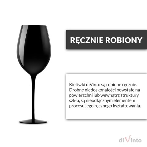 ogromny KIELISZEK DO WINA diVinto - Who cares - Black ogromny KIELISZEK DO WINA diVinto - Who cares - Black
