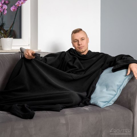 wyjątkowy KOCYKO-SZLAFROK kolor Czarny wyjątkowy KOCYKO-SZLAFROK kolor Czarny