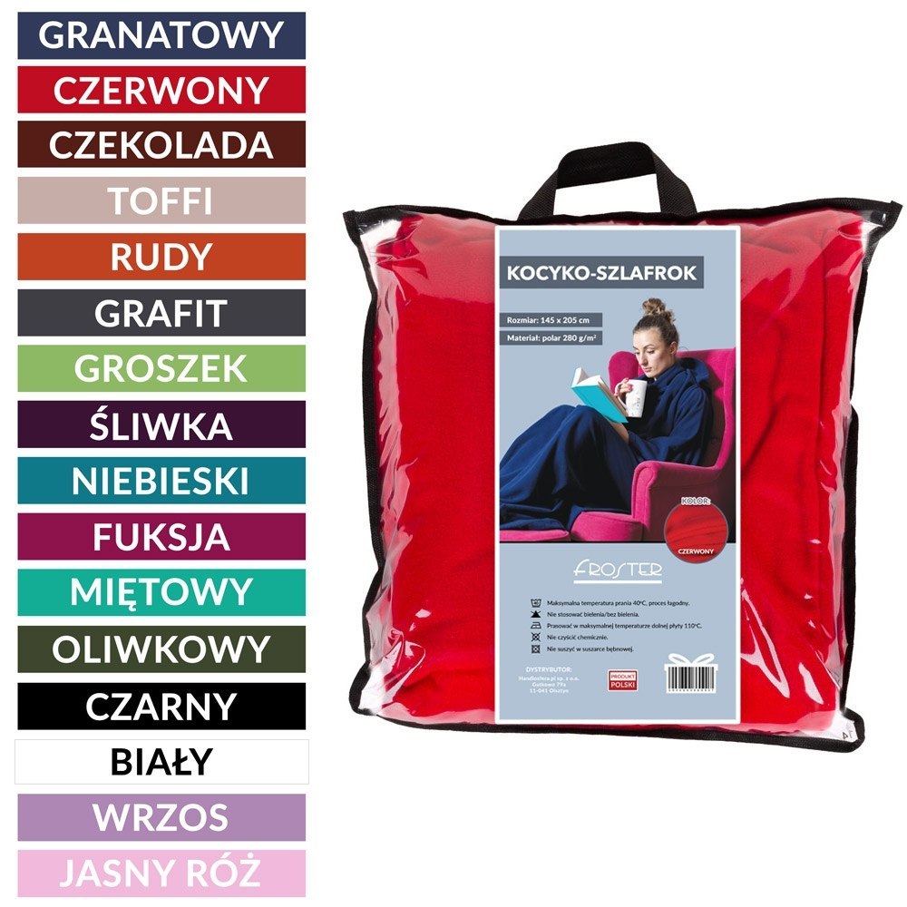 wyjątkowy KOCYKO-SZLAFROK kolor Wrzos wyjątkowy KOCYKO-SZLAFROK kolor Wrzos