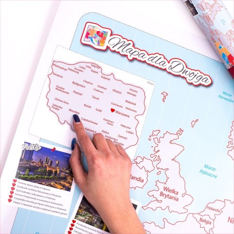 Mapa Zdrapka dla Dwojga - ulepszona zdrapka Mapa Zdrapka dla Dwojga - ulepszona zdrapka
