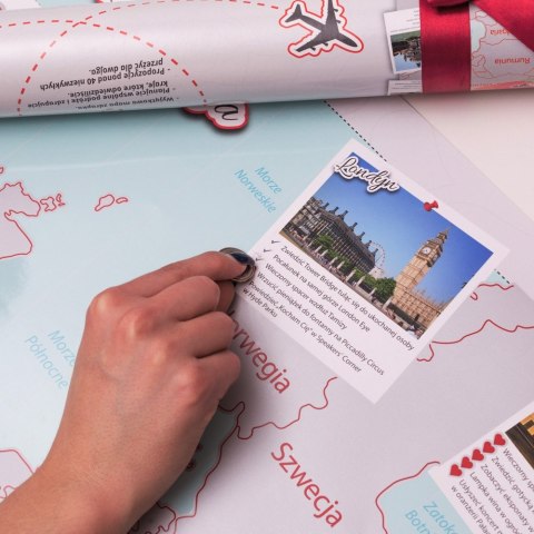 Mapa Zdrapka dla Dwojga - ulepszona zdrapka Mapa Zdrapka dla Dwojga - ulepszona zdrapka