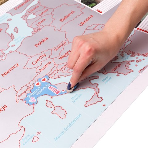 Mapa Zdrapka dla Dwojga - ulepszona zdrapka Mapa Zdrapka dla Dwojga - ulepszona zdrapka