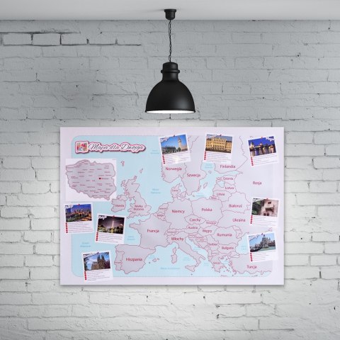 Mapa Zdrapka dla Dwojga - ulepszona zdrapka Mapa Zdrapka dla Dwojga - ulepszona zdrapka
