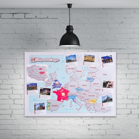 Mapa Zdrapka dla Dwojga - ulepszona zdrapka Mapa Zdrapka dla Dwojga - ulepszona zdrapka