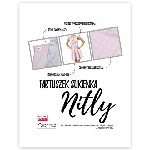 Nitly Muffin - FARTUSZEK w kształcie SUKIENKI Nitly Muffin - FARTUSZEK w kształcie SUKIENKI