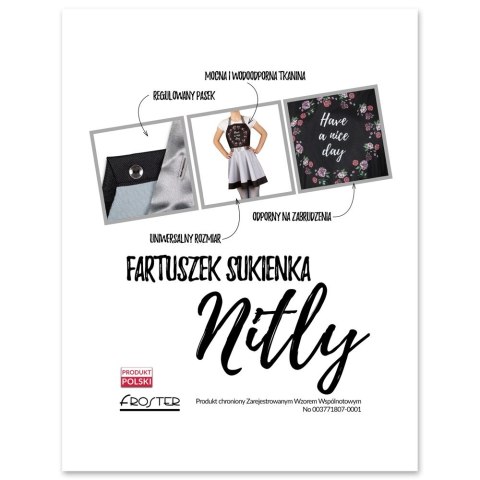 Nitly Nice - FARTUSZEK w kształcie SUKIENKI Nitly Nice - FARTUSZEK w kształcie SUKIENKI