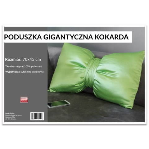 Poduszka Gigantyczna Kokarda - Pistacjowa Poduszka Gigantyczna Kokarda - Pistacjowa