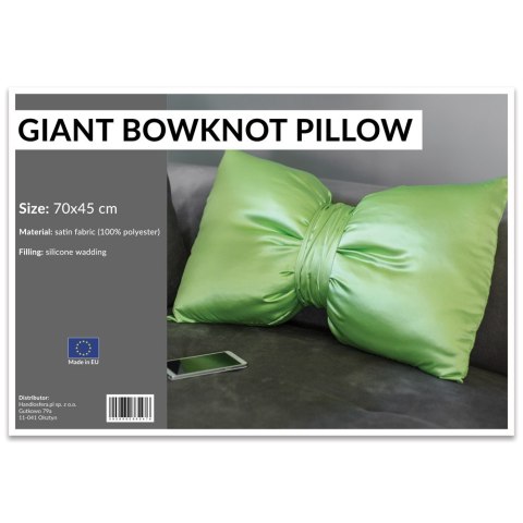 Poduszka Gigantyczna Kokarda - Pistacjowa Poduszka Gigantyczna Kokarda - Pistacjowa