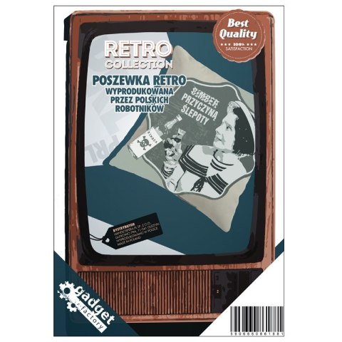 POSZEWKA RETRO z napisem "Bimber przyczyną ślepoty" - 33x33 cm POSZEWKA RETRO z napisem "Bimber przyczyną ślepoty" - 33x33 cm