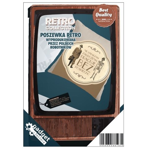POSZEWKA RETRO z napisem "Nie stwarzam zagrożenia - Szkielet" POSZEWKA RETRO z napisem "Nie stwarzam zagrożenia - Szkielet"