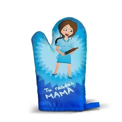 RĘKAWICA KUCHENNA "Tu rządzi mama" RĘKAWICA KUCHENNA "Tu rządzi mama"