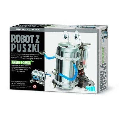ROBOT Z PUSZKI - DO SAMODZIELNEGO ZŁOŻENIA ROBOT Z PUSZKI - DO SAMODZIELNEGO ZŁOŻENIA