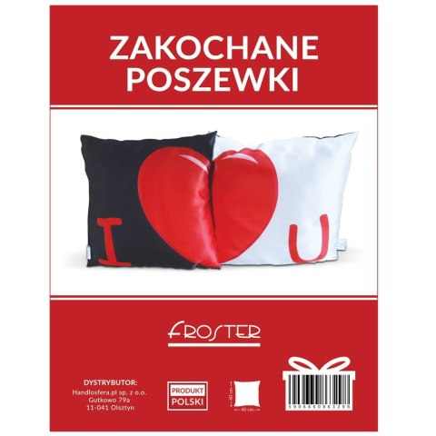 romantyczne ZAKOCHANE POSZEWKI 40 x 40 cm romantyczne ZAKOCHANE POSZEWKI 40 x 40 cm