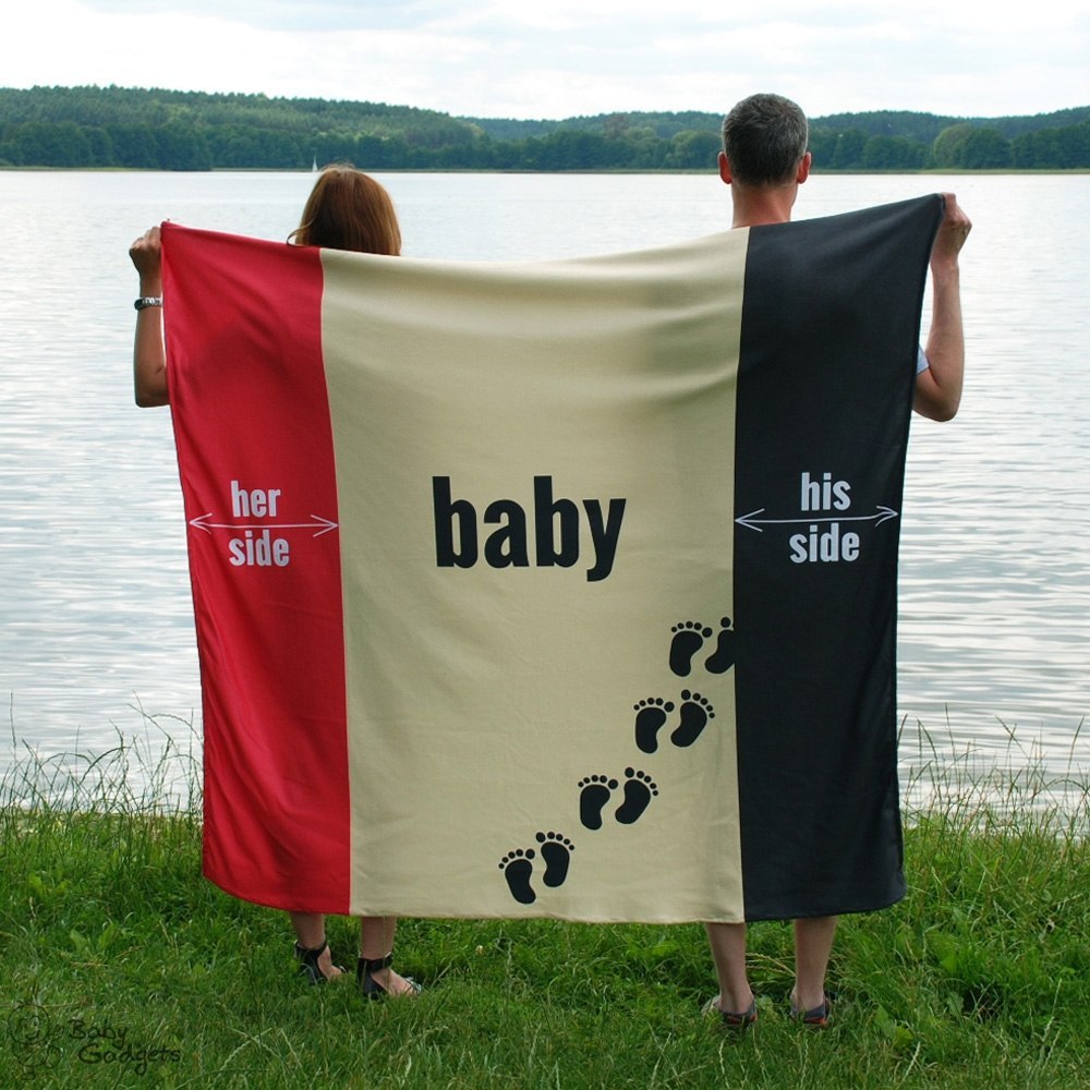 Ręcznik rodzinny - Her His Baby