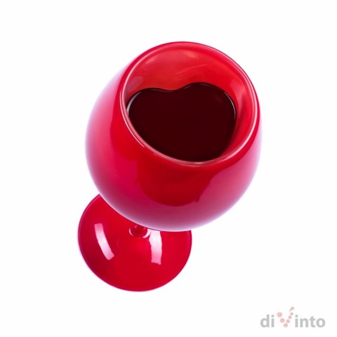 miłosny KIELISZEK DO WINA diVinto kolor Czerwony miłosny KIELISZEK DO WINA diVinto kolor Czerwony